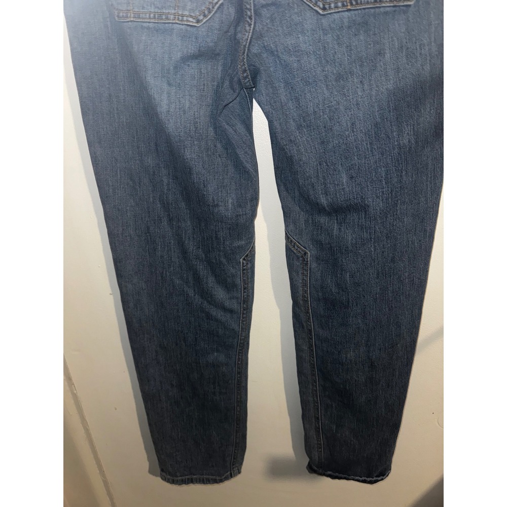 Pilcro Anthropologie Sz 25 Wanderer Jean Blue Denim Relaxed - Picture 8 of 10